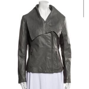 Bod Christensen Leather Biker Jacket Women’s Size Medium Excellent Condition